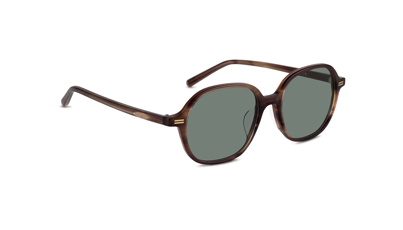 #color_Chestnut Marble with Classic Green Lens