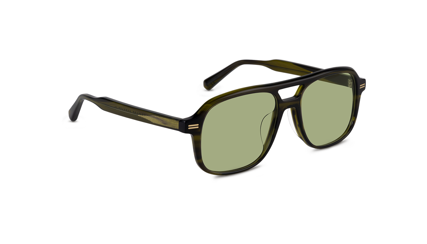 #color_Olive Horn with Light Green Lens