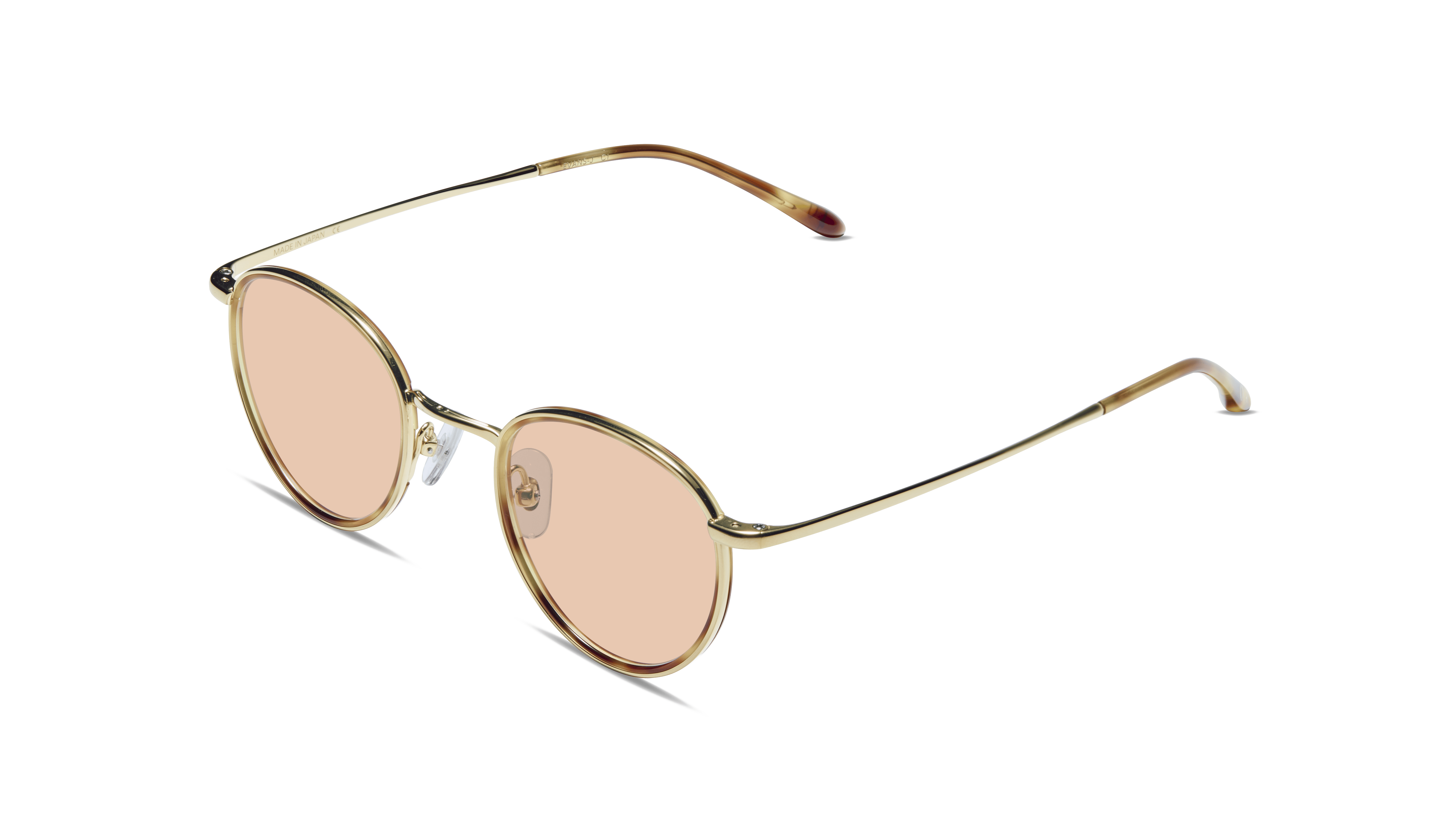 #color_Yellow Gold with Tortoiseshell Windsor with Light Brown Lens
