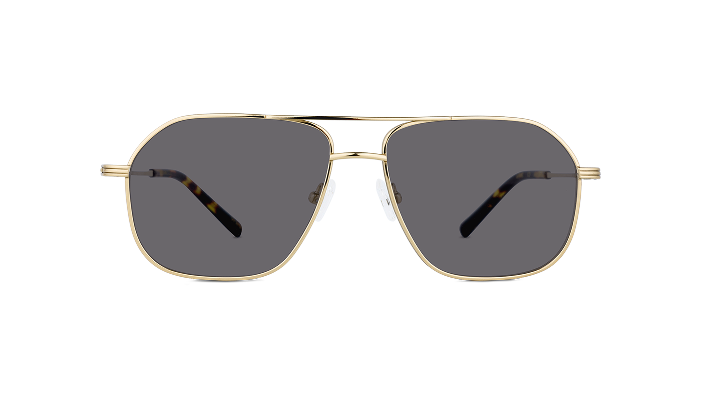 #color_Gold with Classic Grey Lens