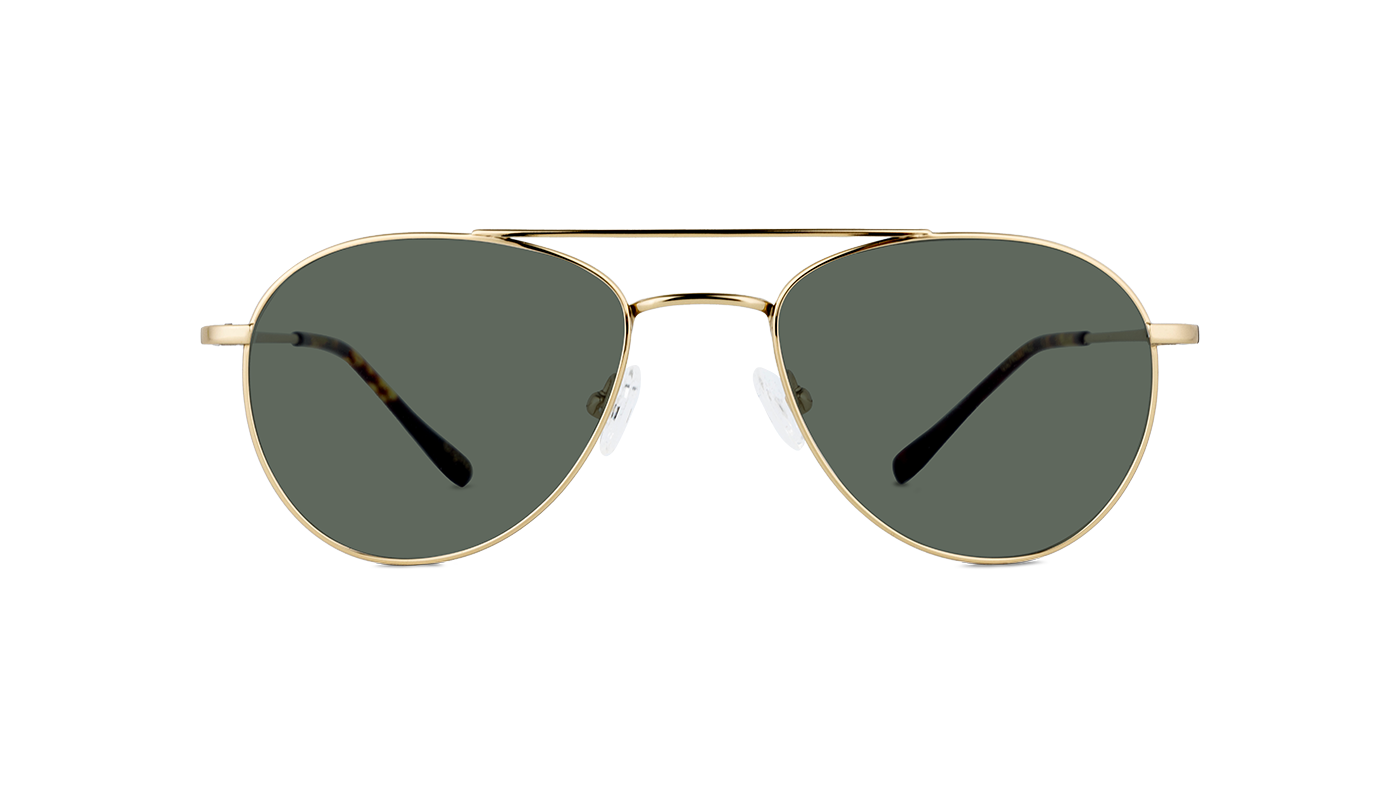 #color_Gold with Classic Green Lens