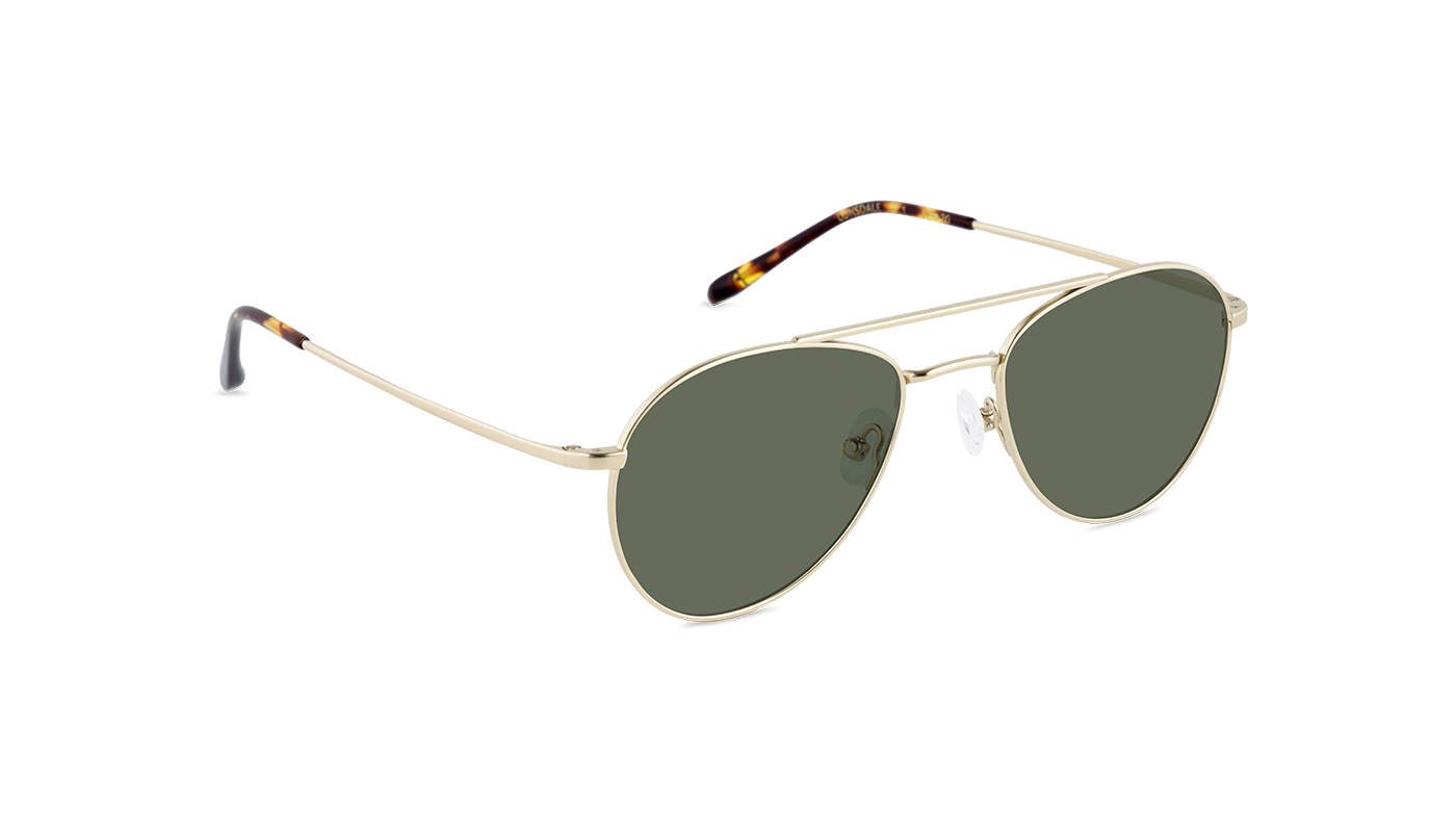 #color_Gold with Classic Green Lens