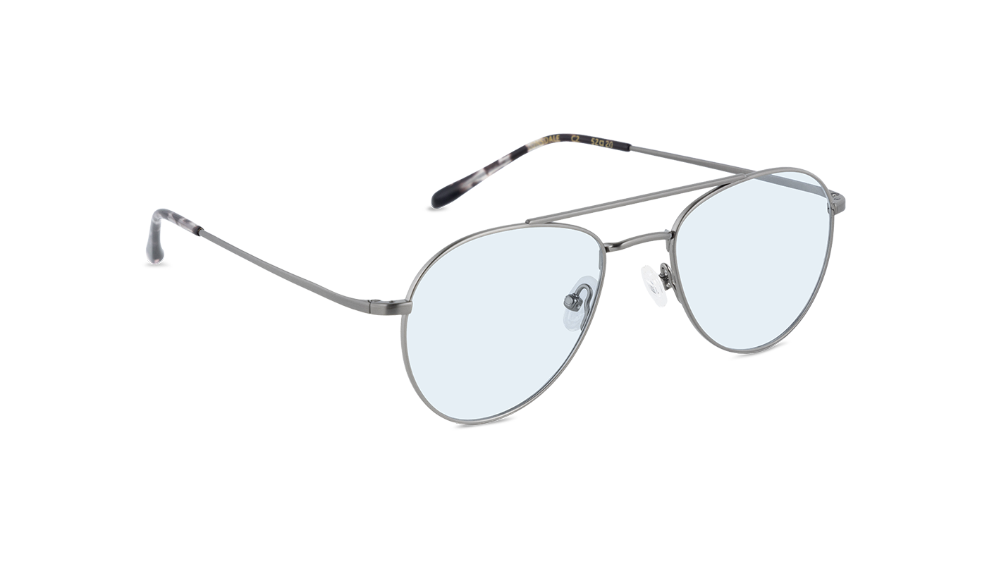#color_Satin Silver with Ultra Light Blue Lens