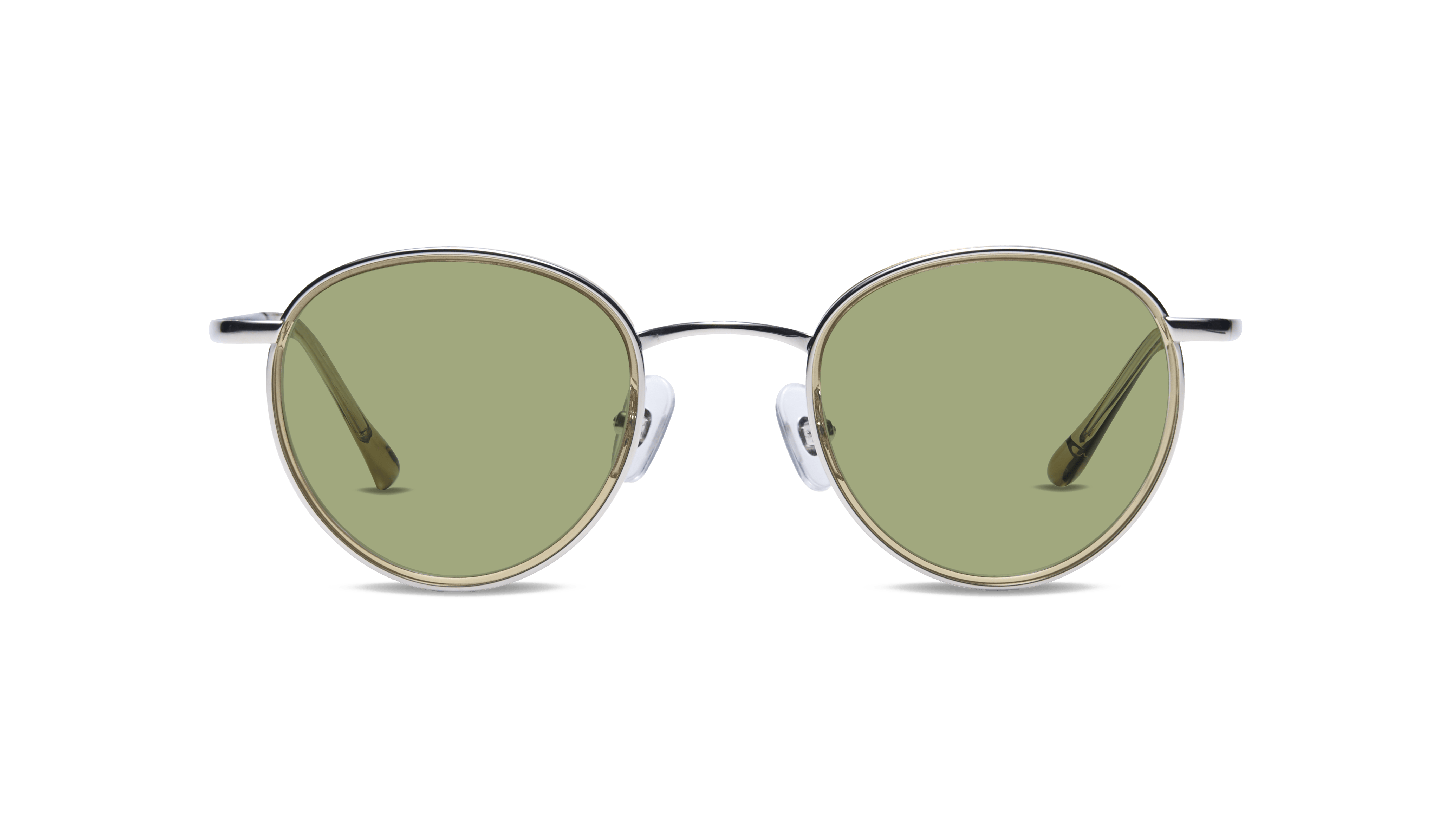 #color_Silver with Driftwood Crystal Windsor with Light Green Lens