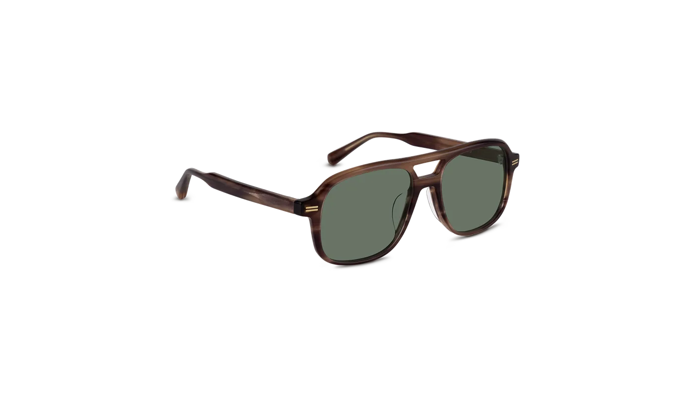 #color_Chestnut Marble with Classic Green Lens