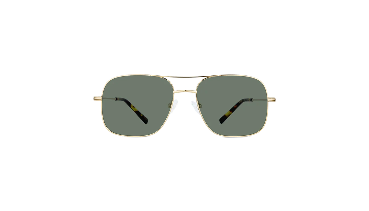 #color_Gold with Classic Green Lens