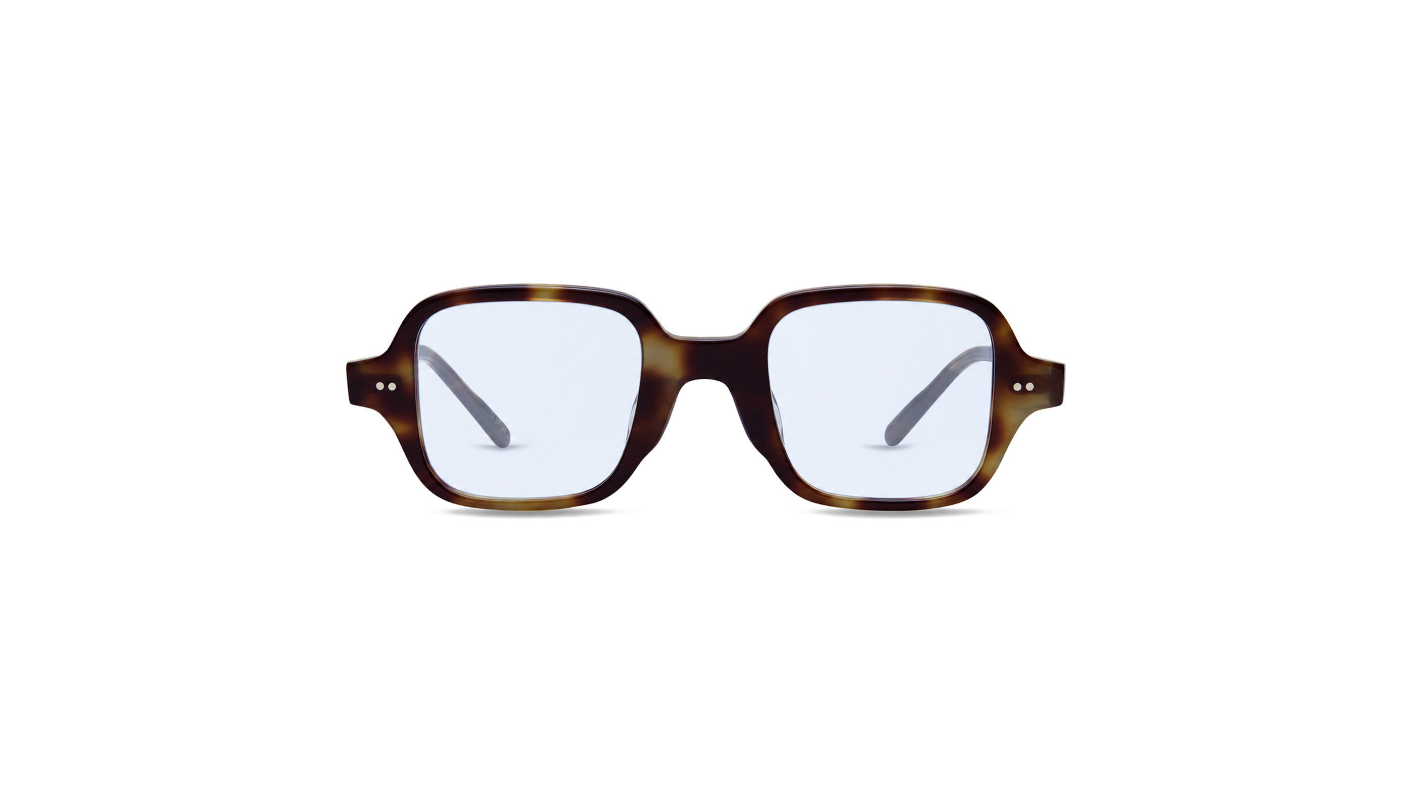 #color_Dark Olive Havana with Light Blue Lens
