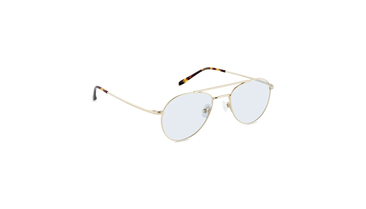 #color_Gold with Ultra Light Blue Lens