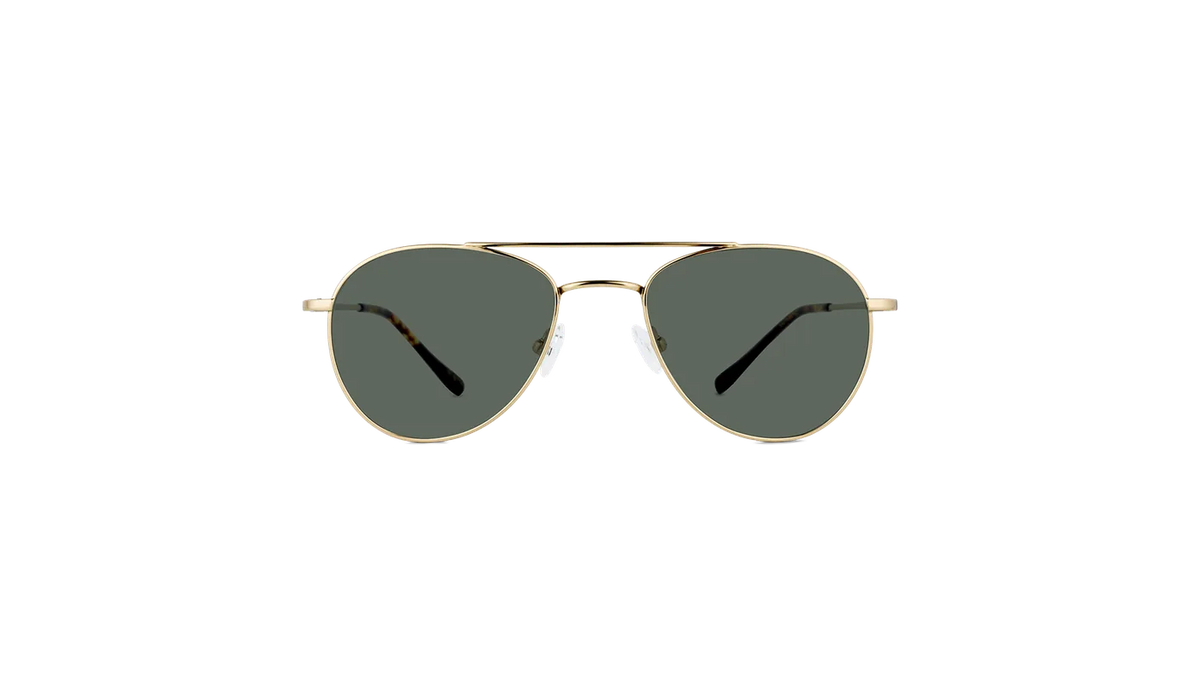 #color_Gold with Classic Green Lens