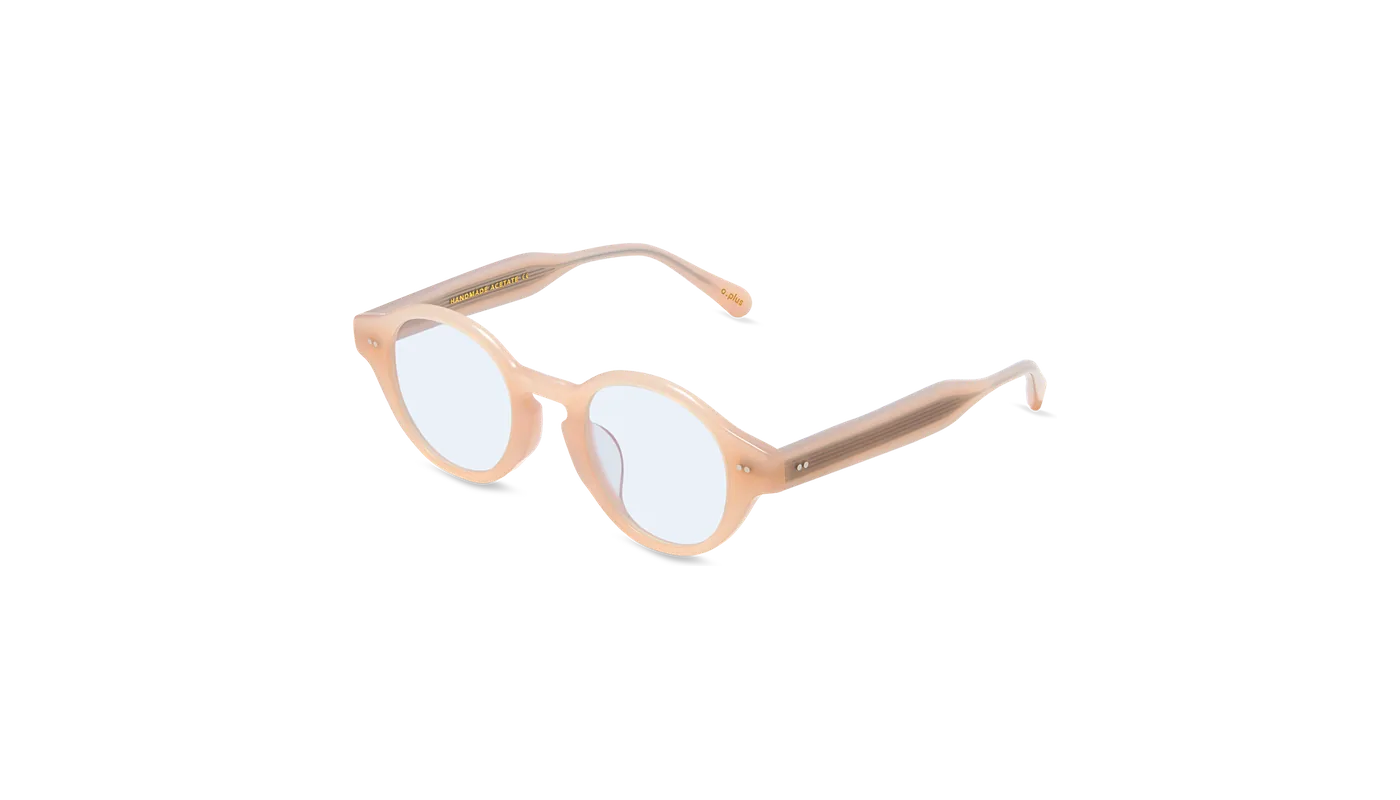 #color_Milky Pink with Light Blue Lens