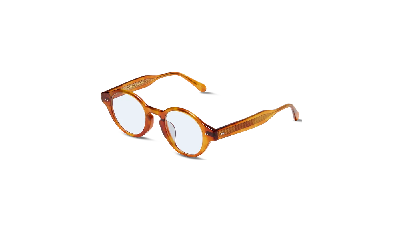 #color_Smoked Amber with Light Blue Lens