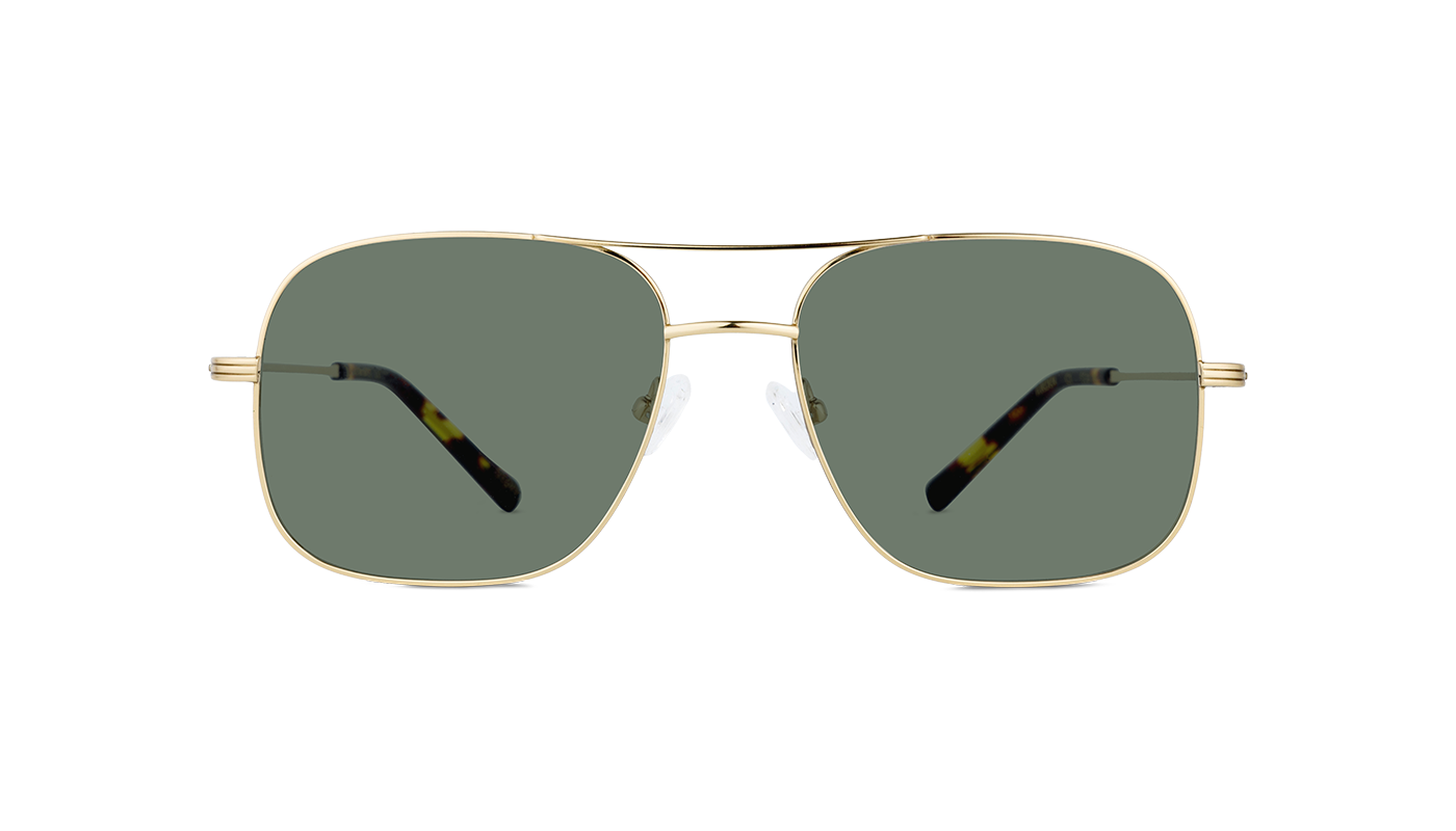 #color_Gold with Classic Green Lens