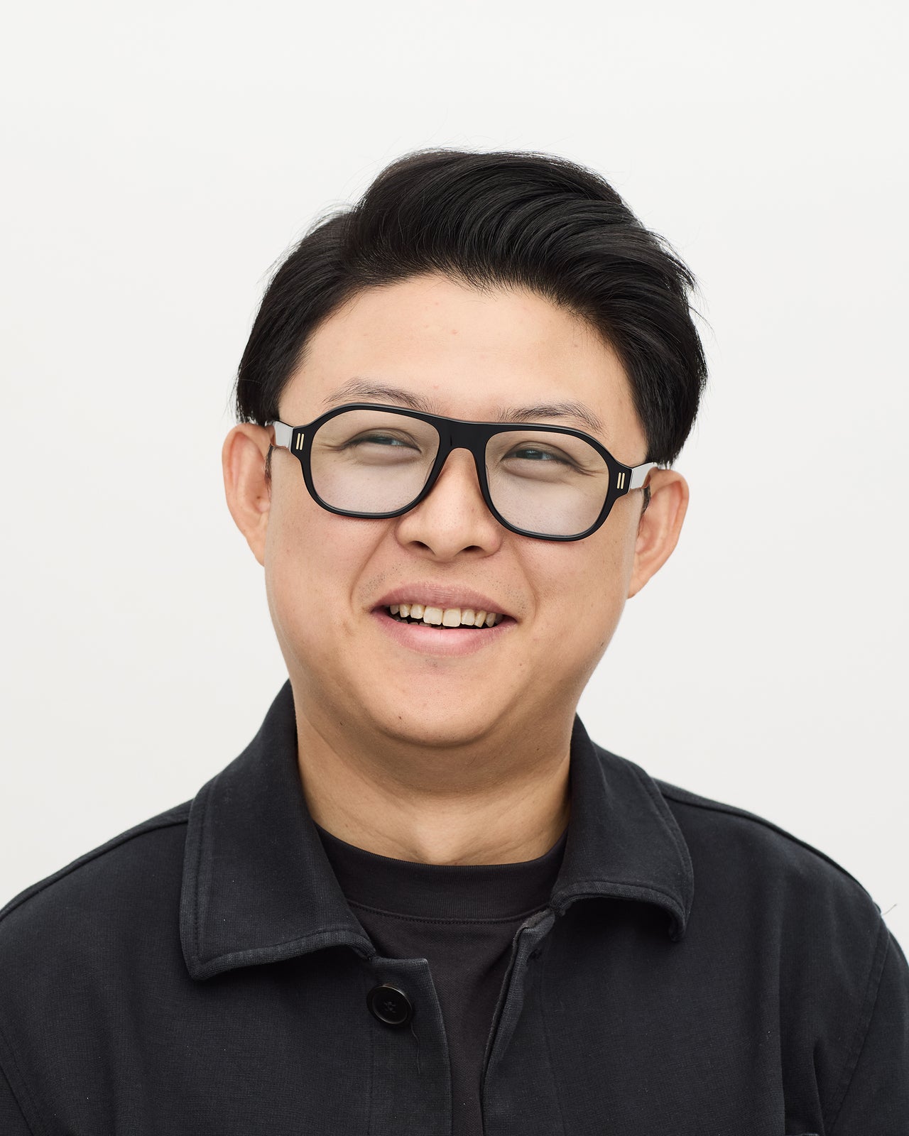 CODY SUN in Black with Ultra Light Blue Lens