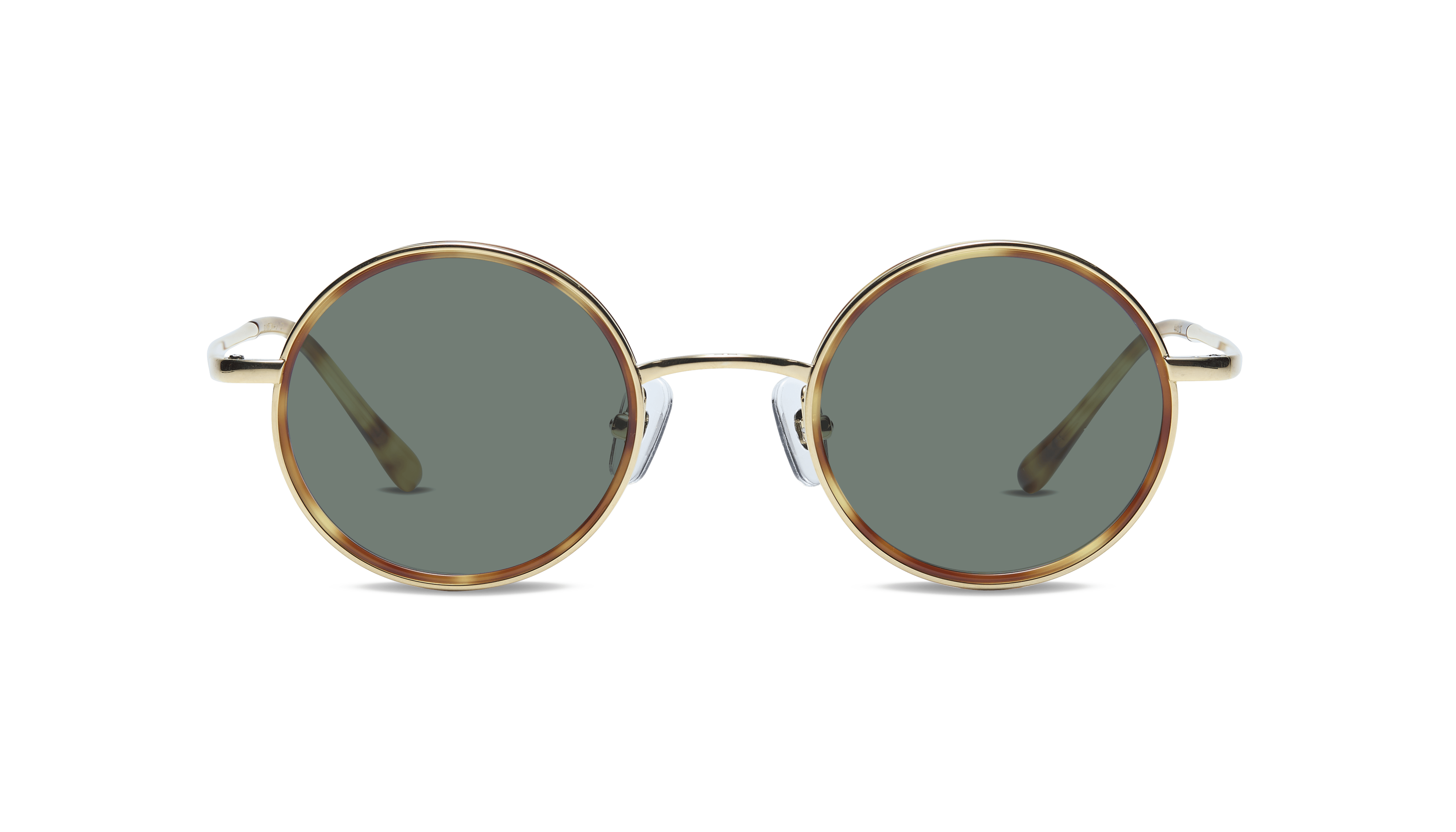 #color_Yellow Gold with Tortoiseshell Windsor with Classic Green Lens