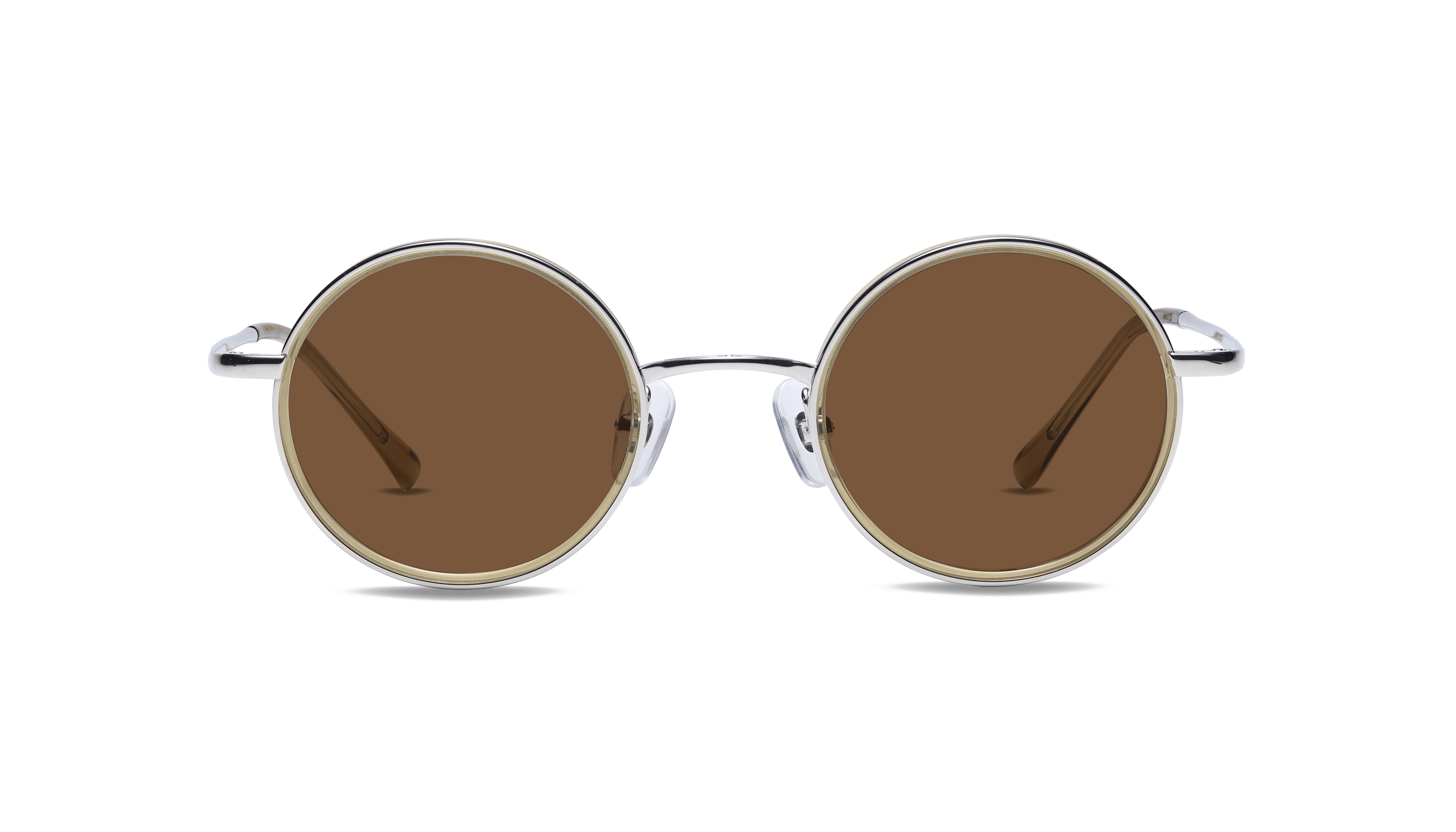 #color_Silver with Driftwood Crystal Windsor with Classic Brown Lens