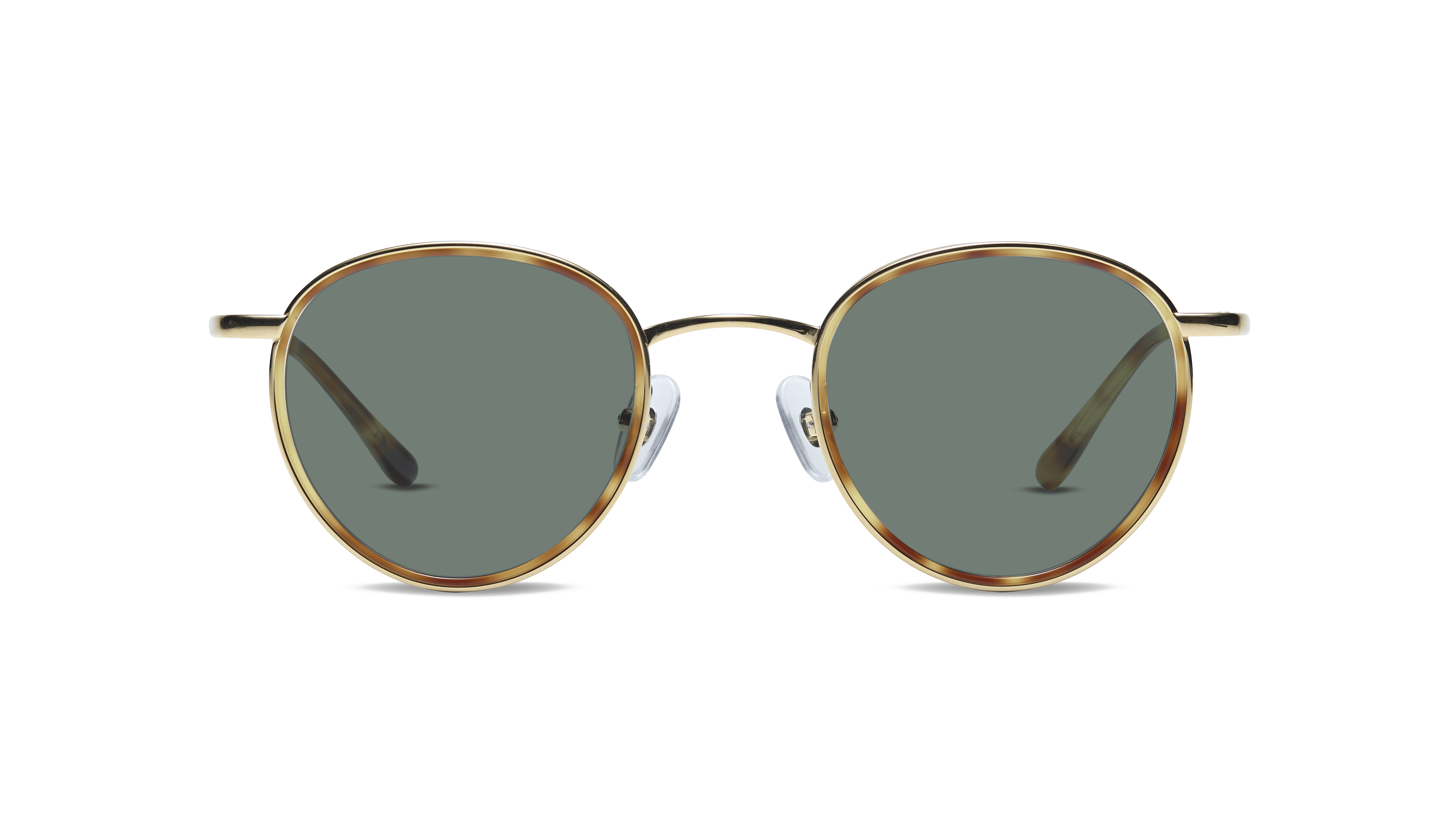 #color_Yellow Gold with Tortoiseshell Windsor with Classic Green Lens