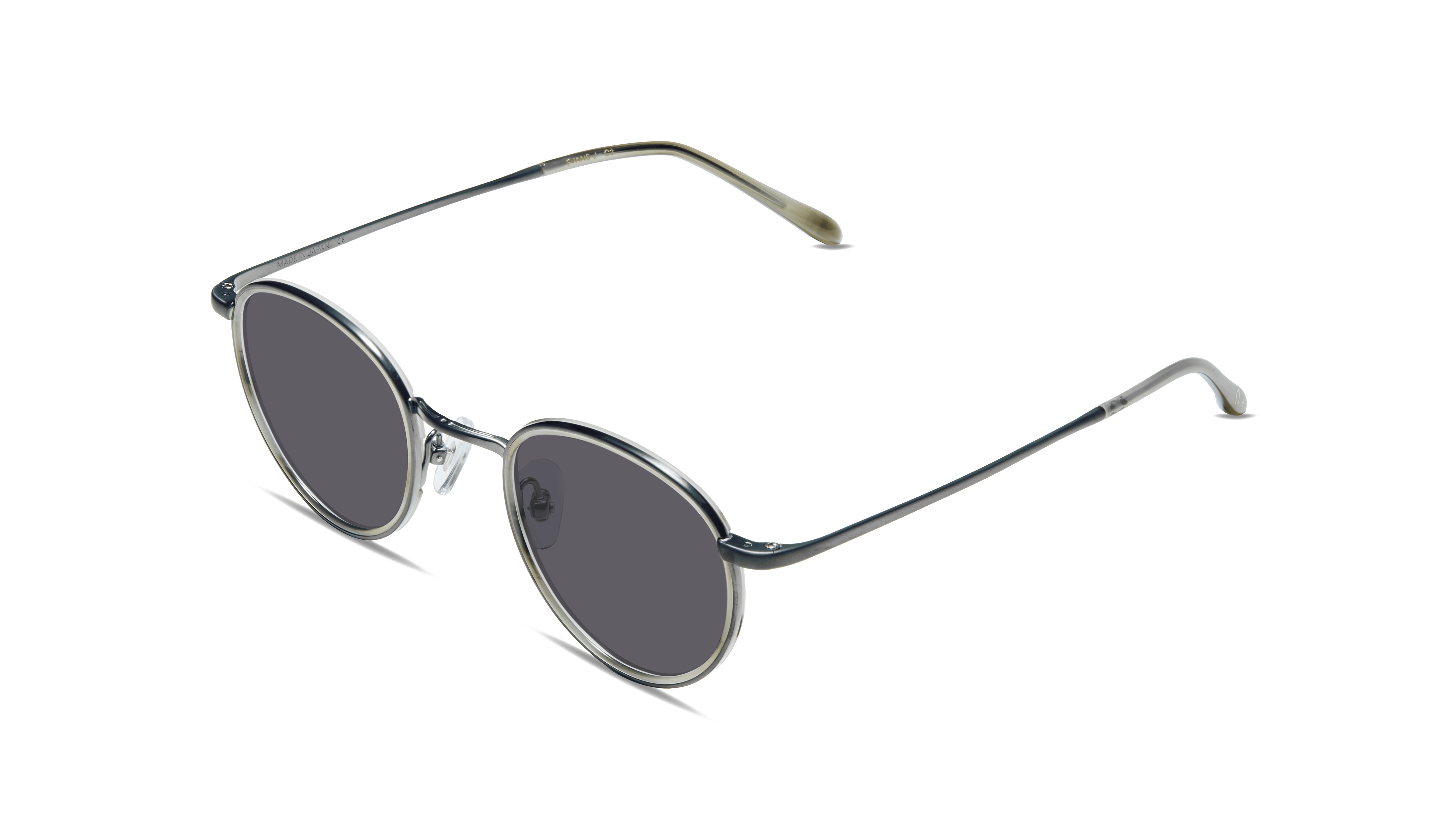 #color_Brushed Gun with Grey Horn Windsor with Classic Grey Lens