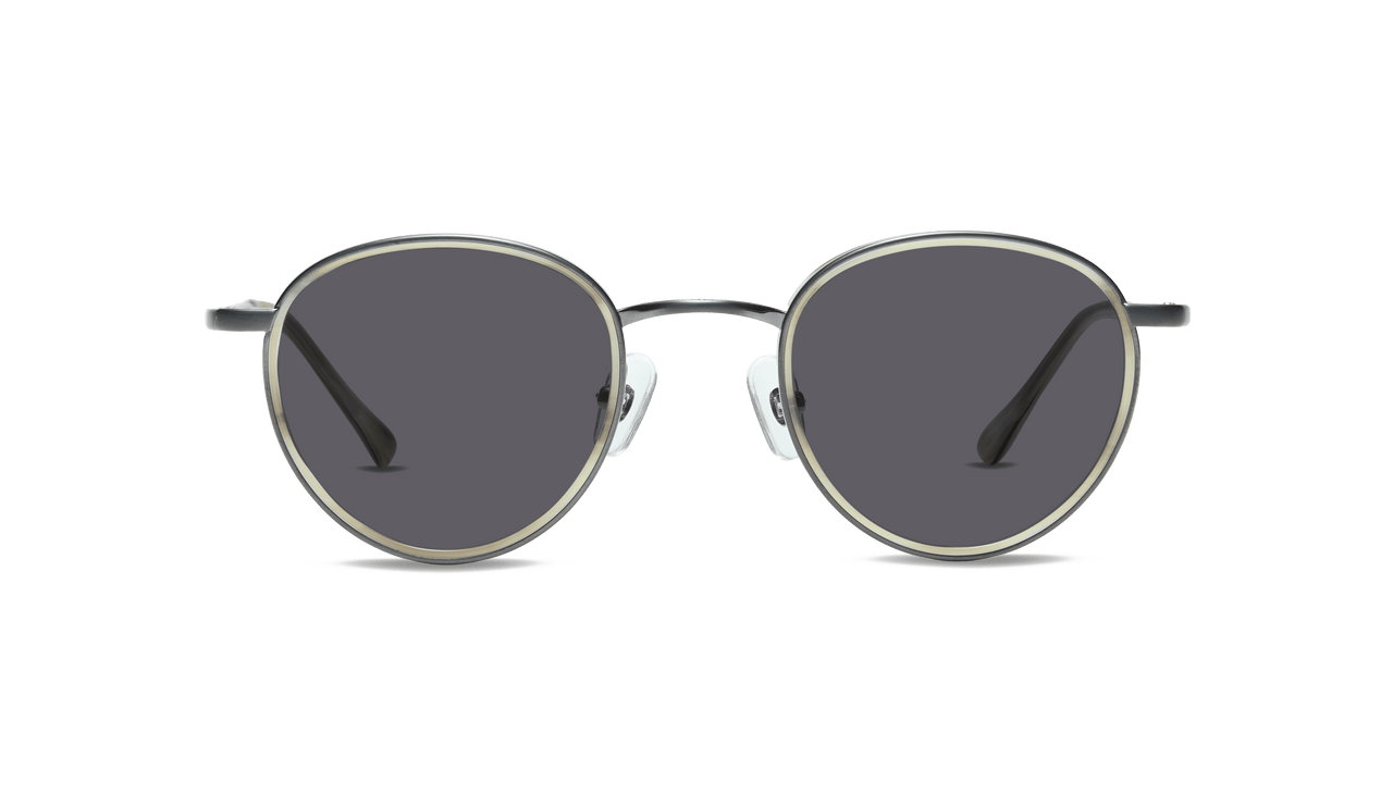 #color_Brushed Gun with Grey Horn Windsor with Classic Grey Lens
