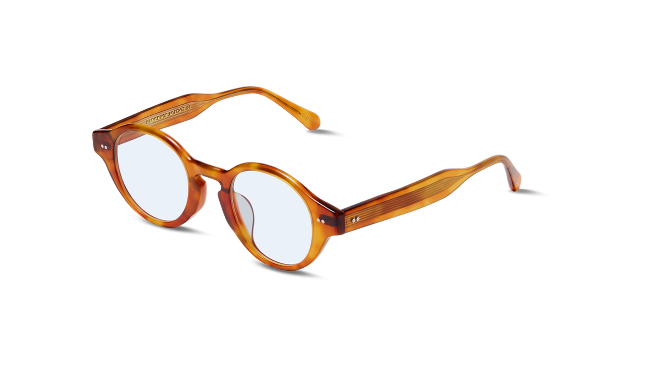 #color_Smoked Amber with Light Blue Lens