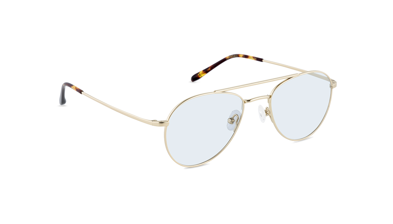 Lonsdale Sun in Gold with Ultra Light Blue Lens