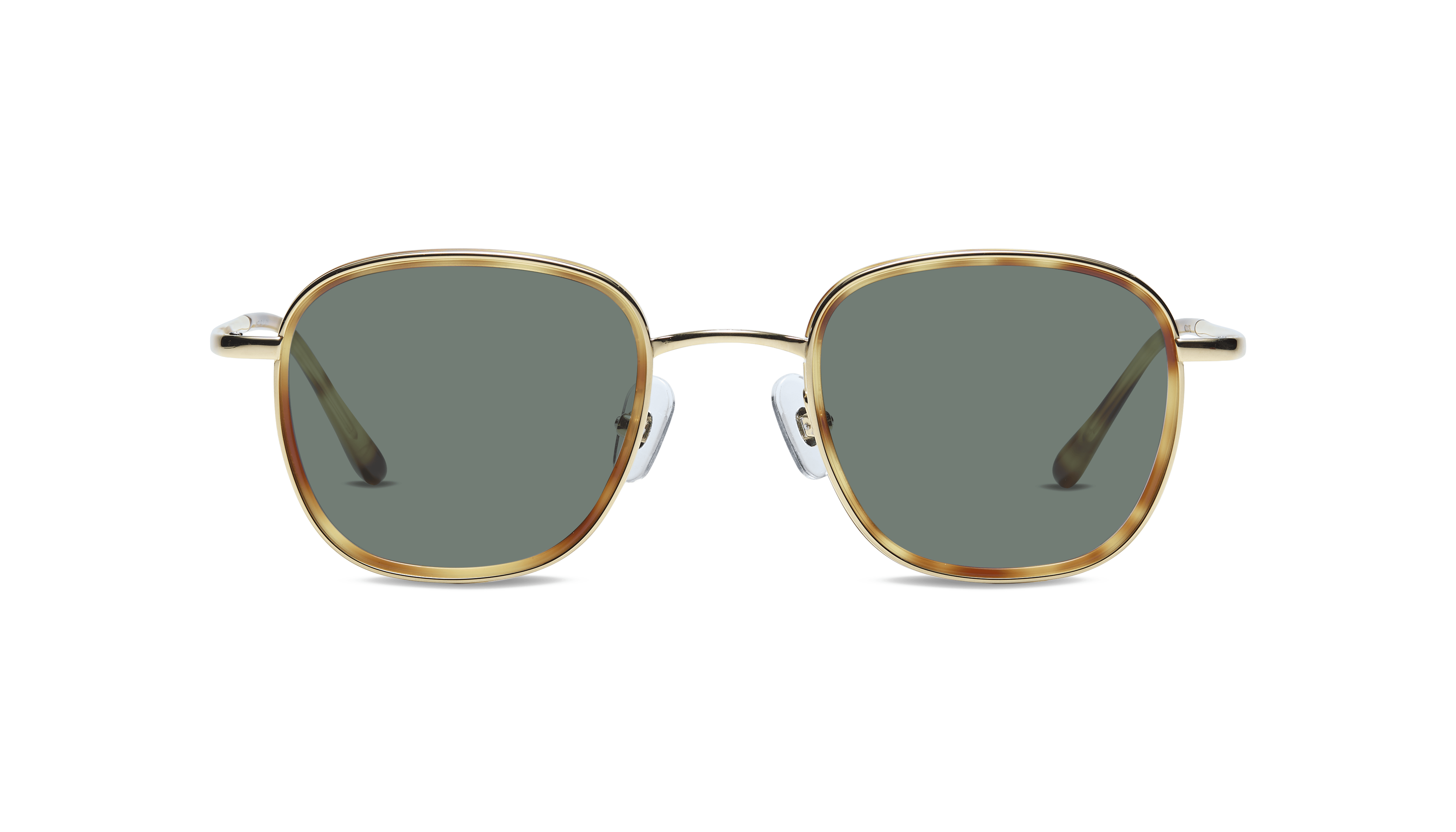 #color_Yellow Gold with Tortoiseshell Windsor with Classic Green Lens