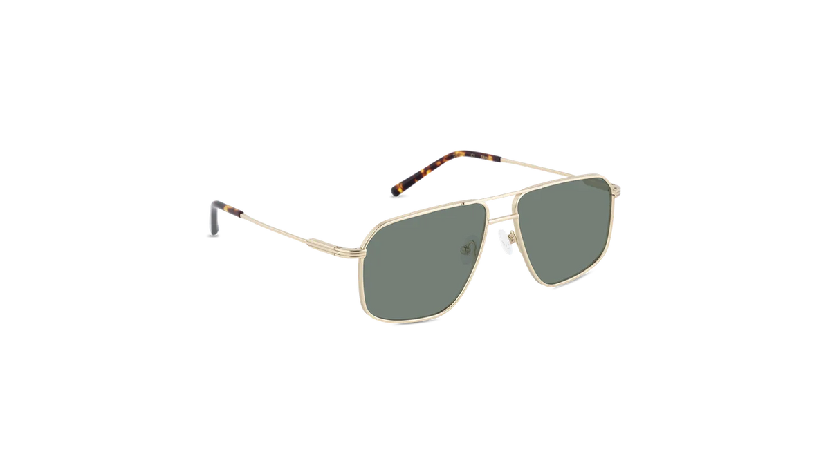 #color_Gold with Classic Green Lens