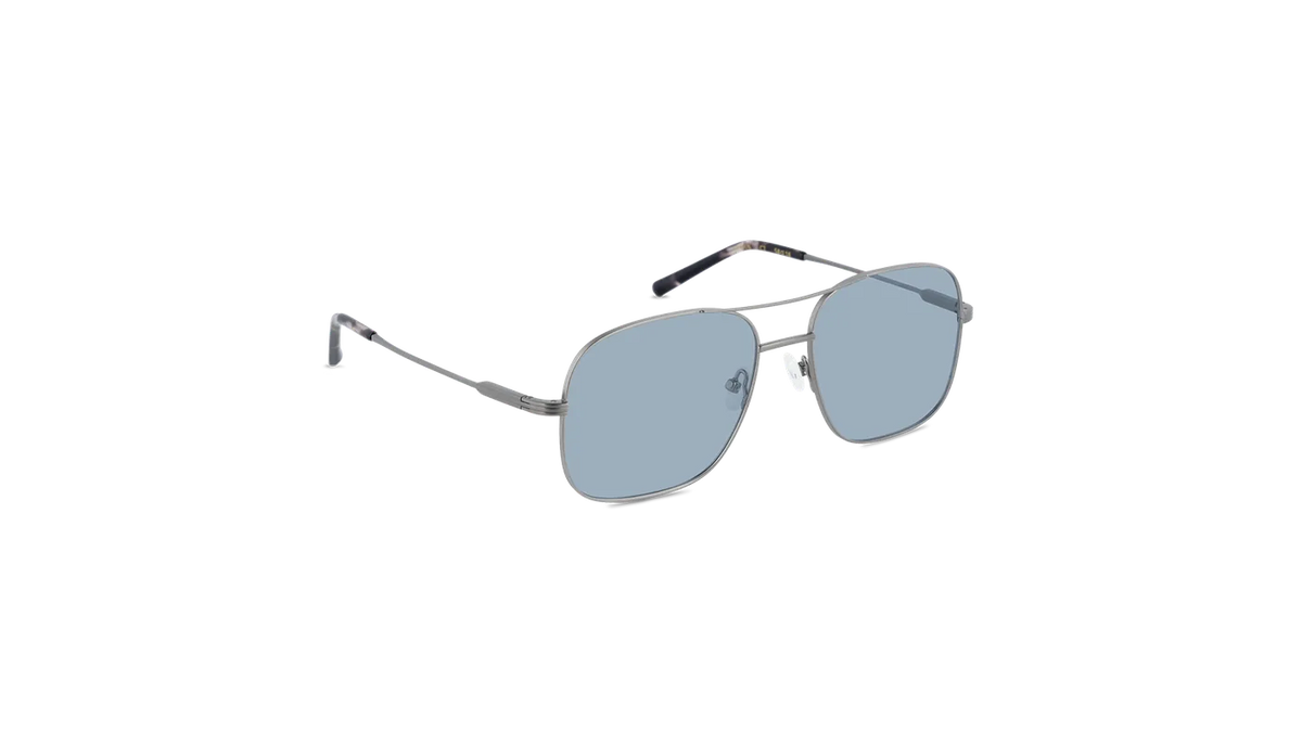 #color_Satin Silver with Light Blue Lens