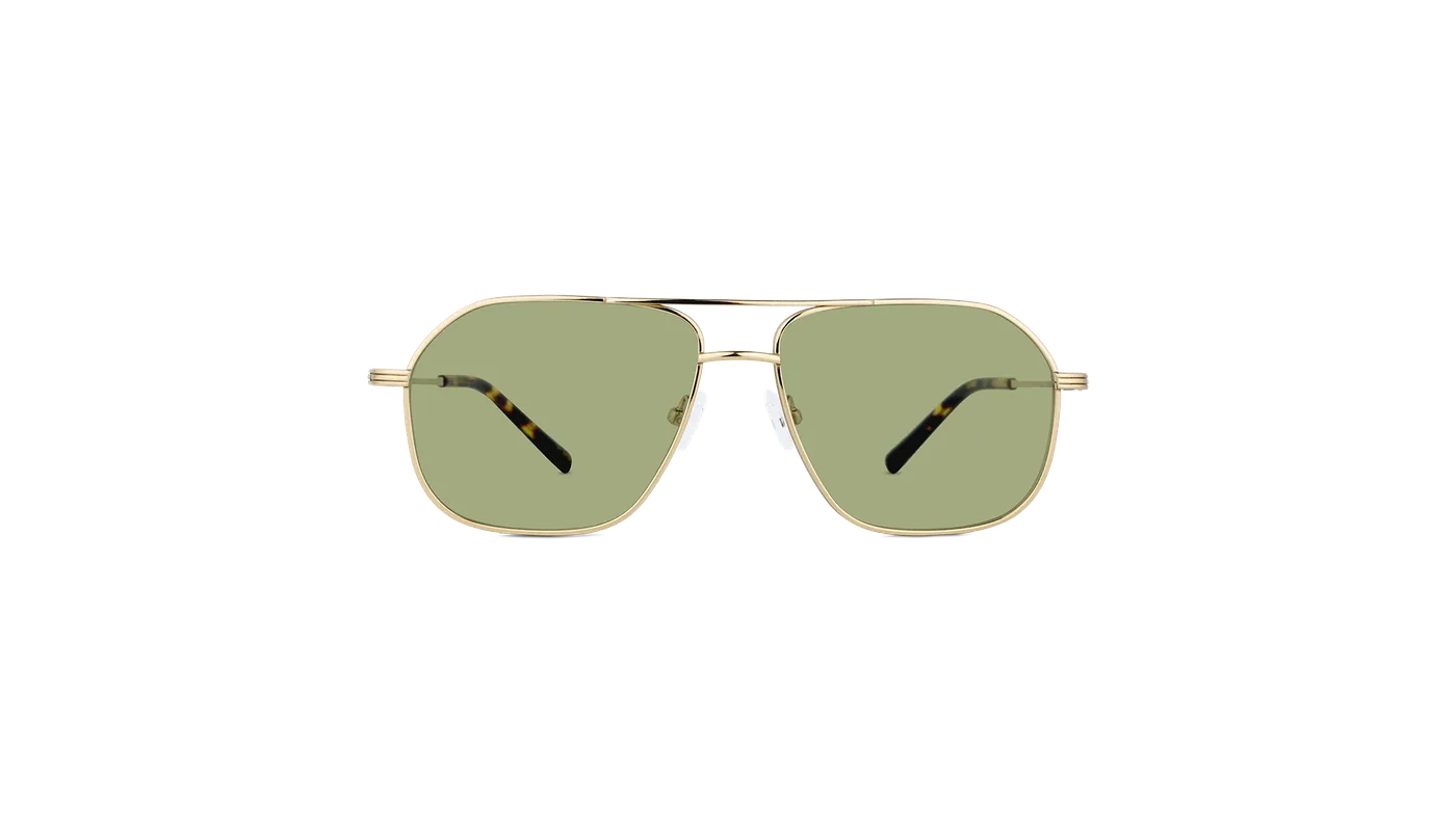 #color_Gold with Light Green Lens