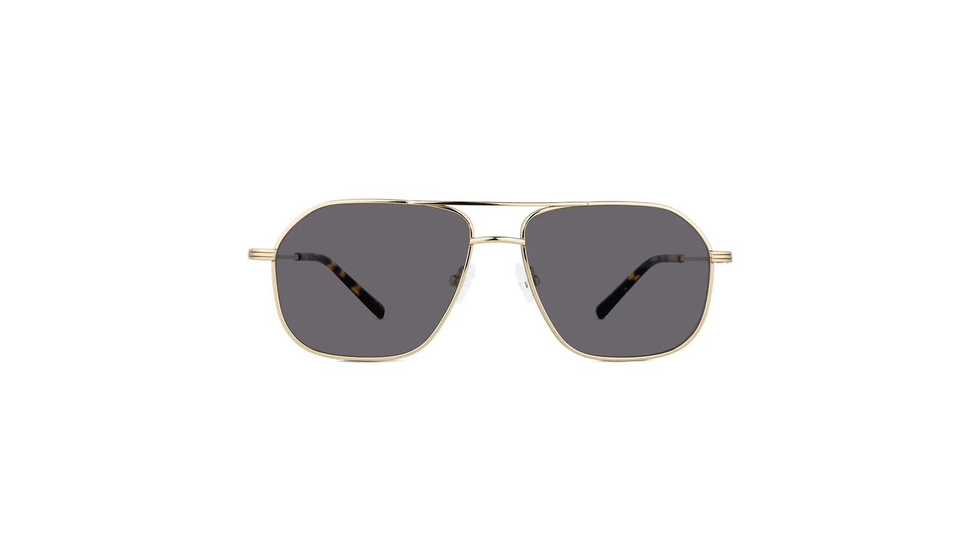 #color_Gold with Classic Grey Lens