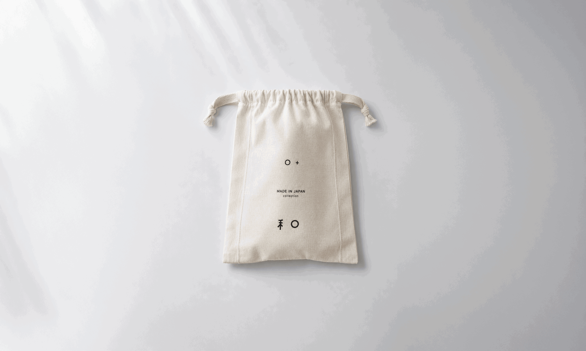 Exclusive Made in Japan drawstring bag