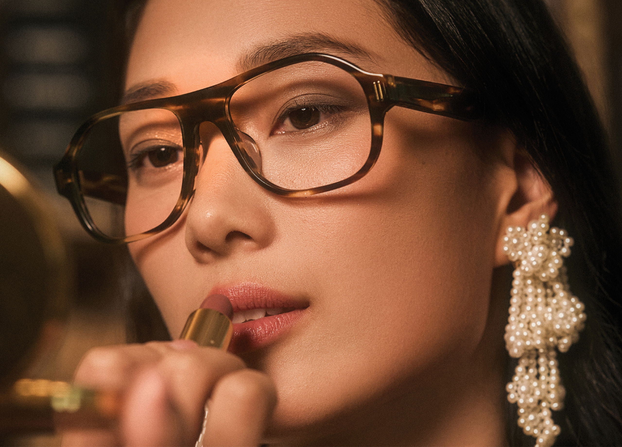 Parallel acetate eyewear campaign