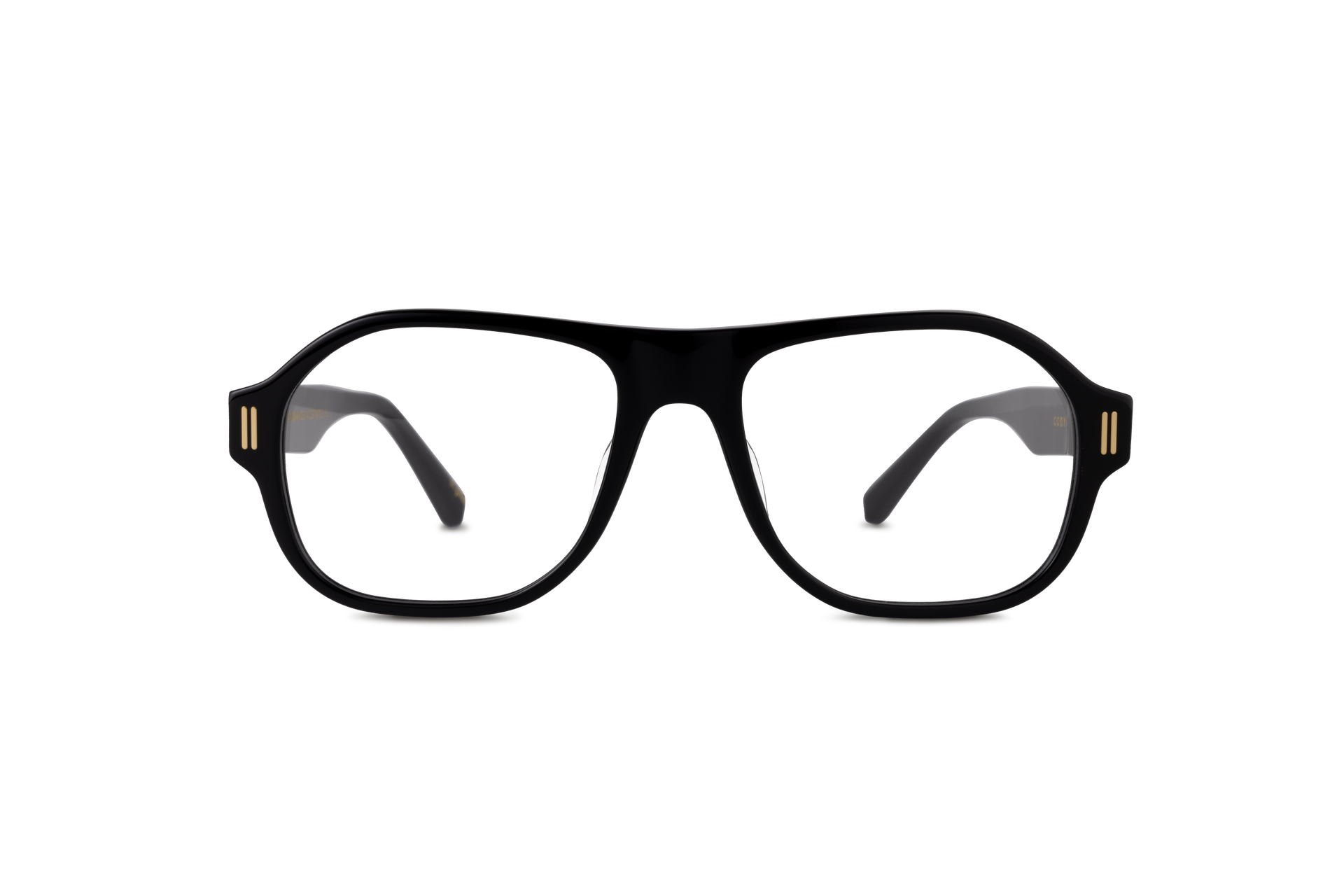 Parallel titanium frame in gold