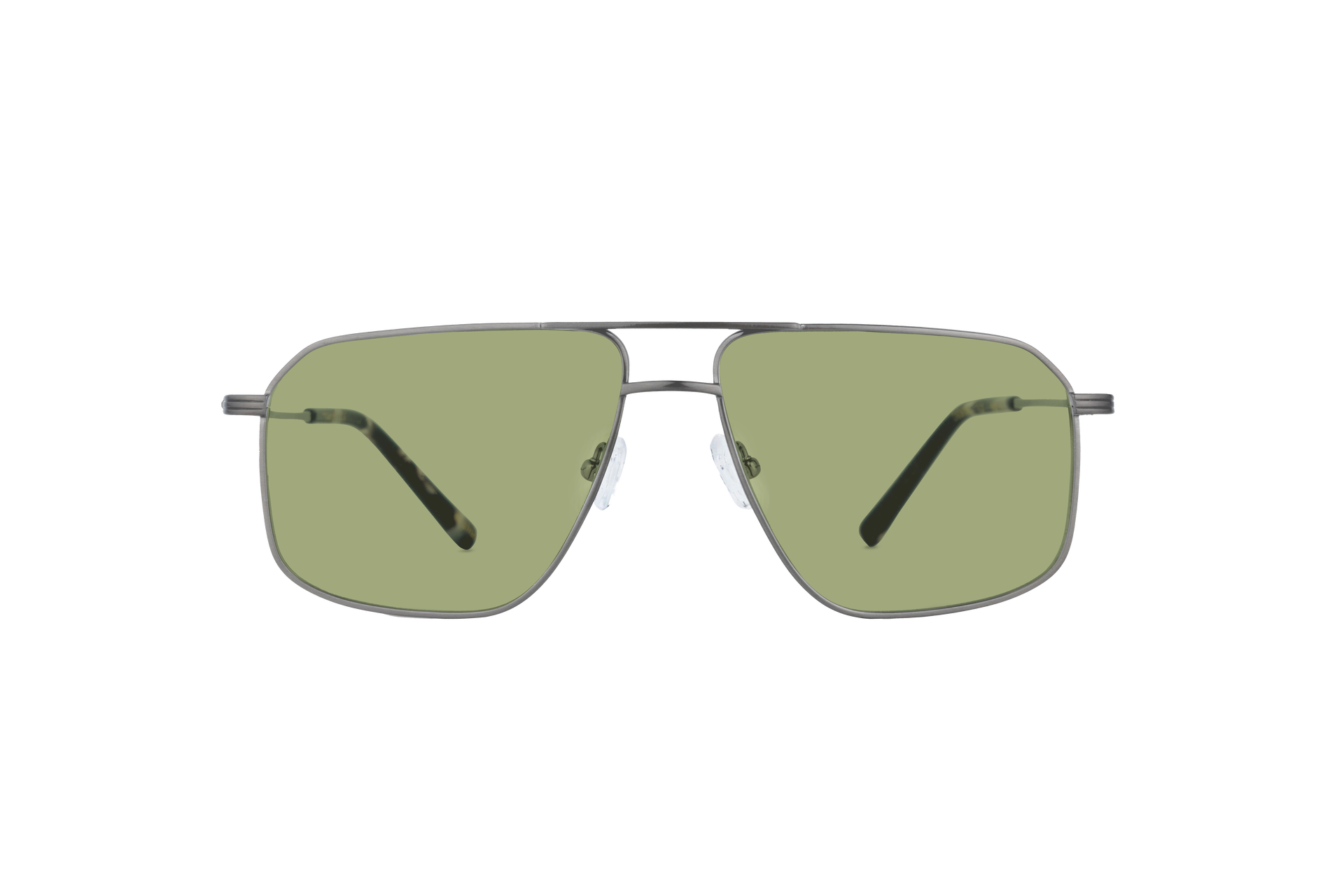 Parallel titanium frame in satin silver
