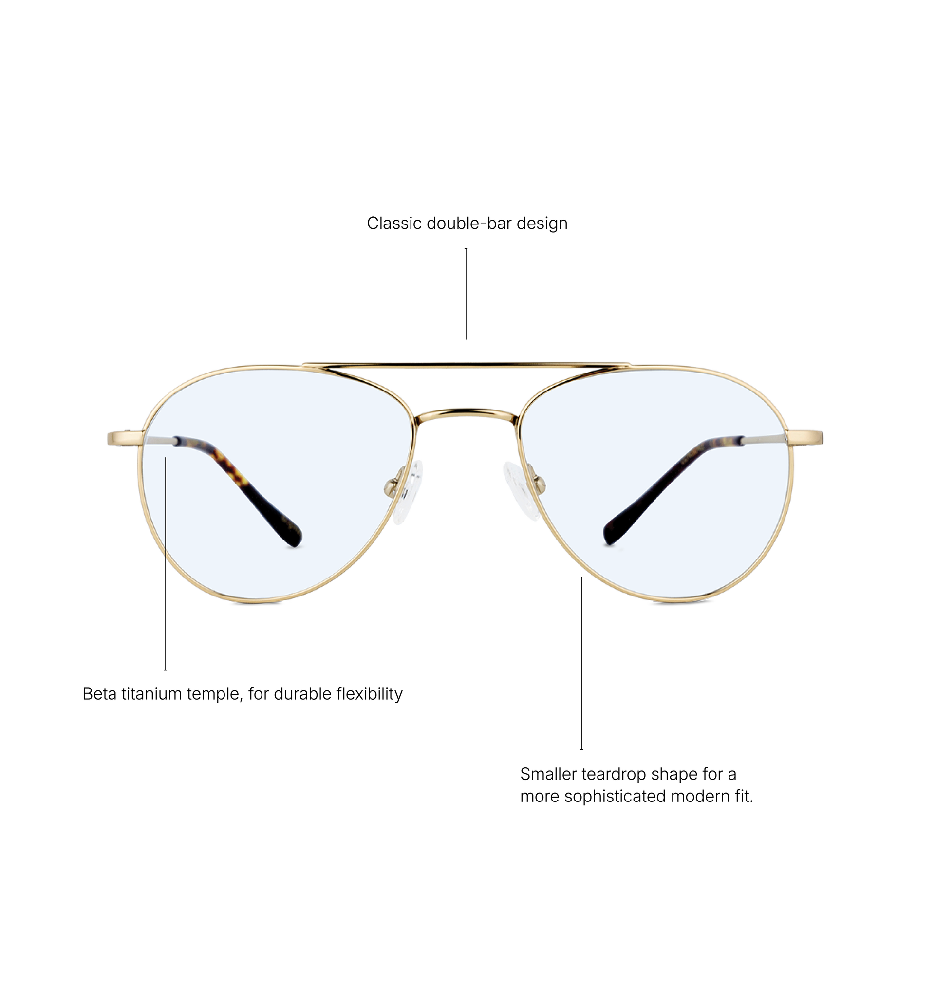 Lonsdale Parallel titanium eyewear