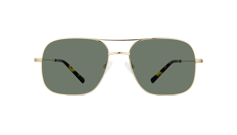 Arden Sun — Gold with Classic Green Lens
