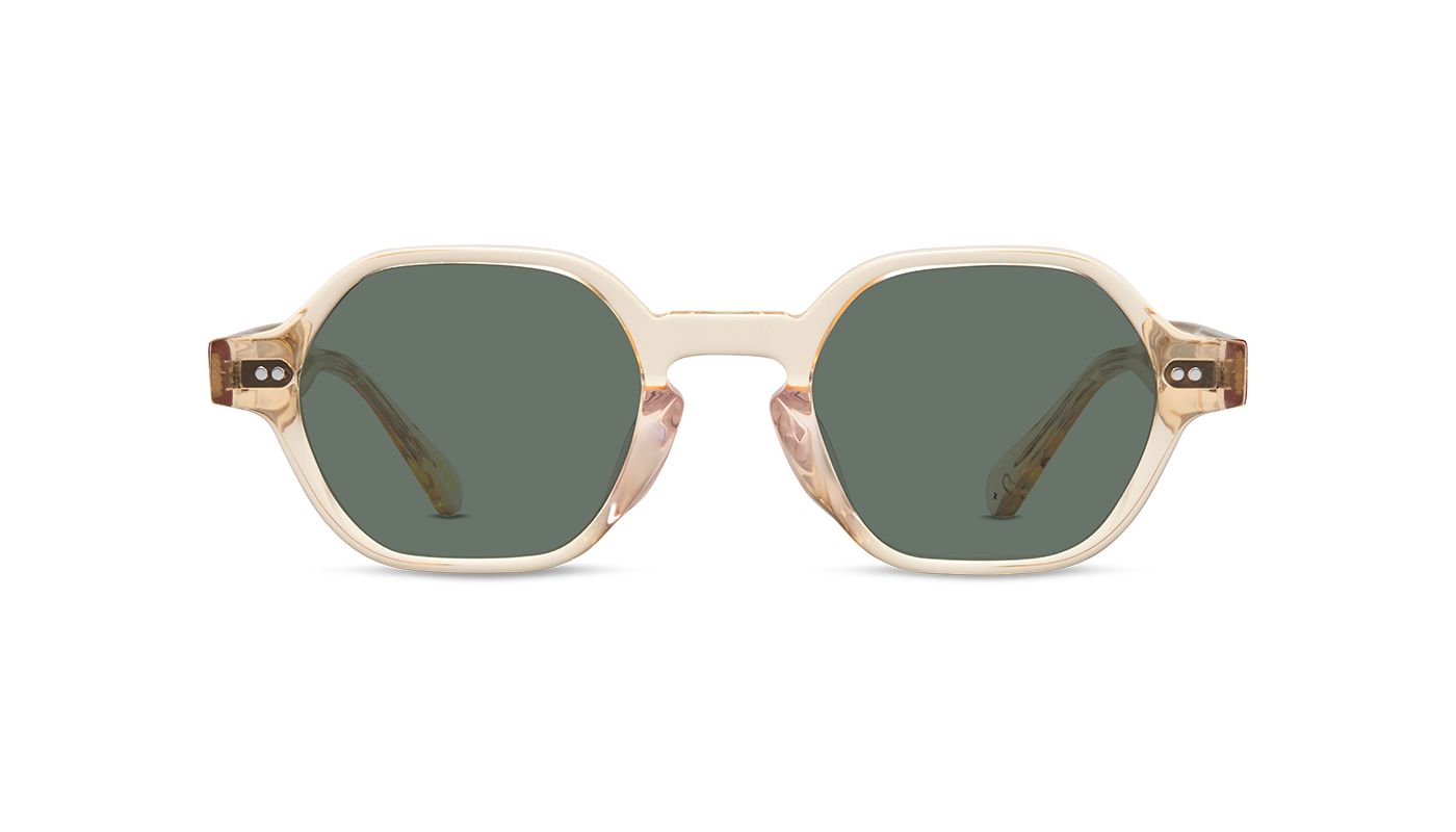 Gable — Champagne with Classic Green Lens