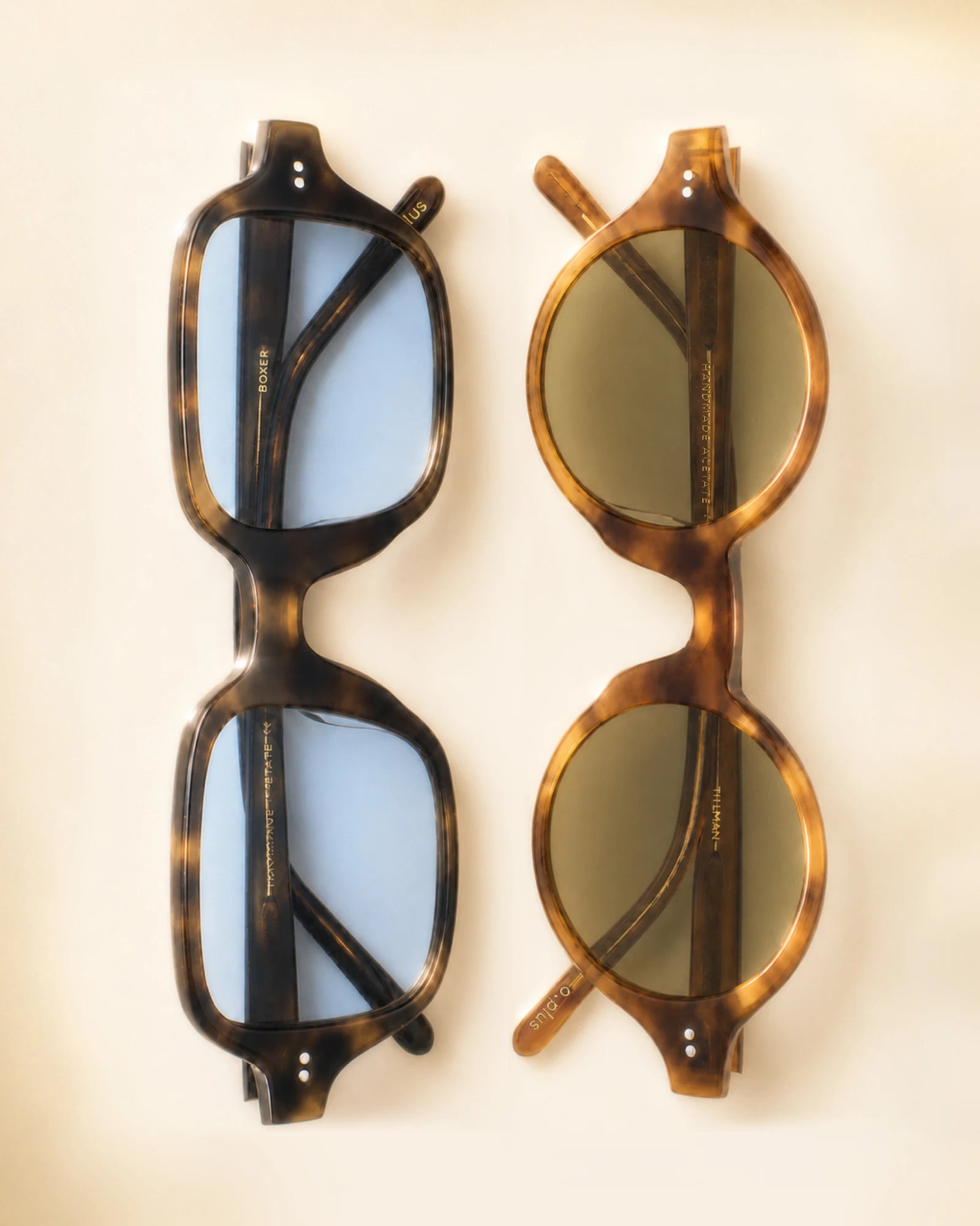 Boxer and Tillman frames arranged together